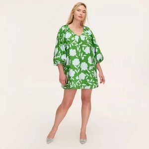 Kate Spade Green Floral Mini Dress